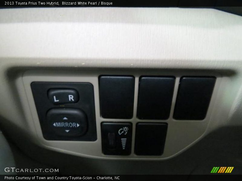 Blizzard White Pearl / Bisque 2013 Toyota Prius Two Hybrid