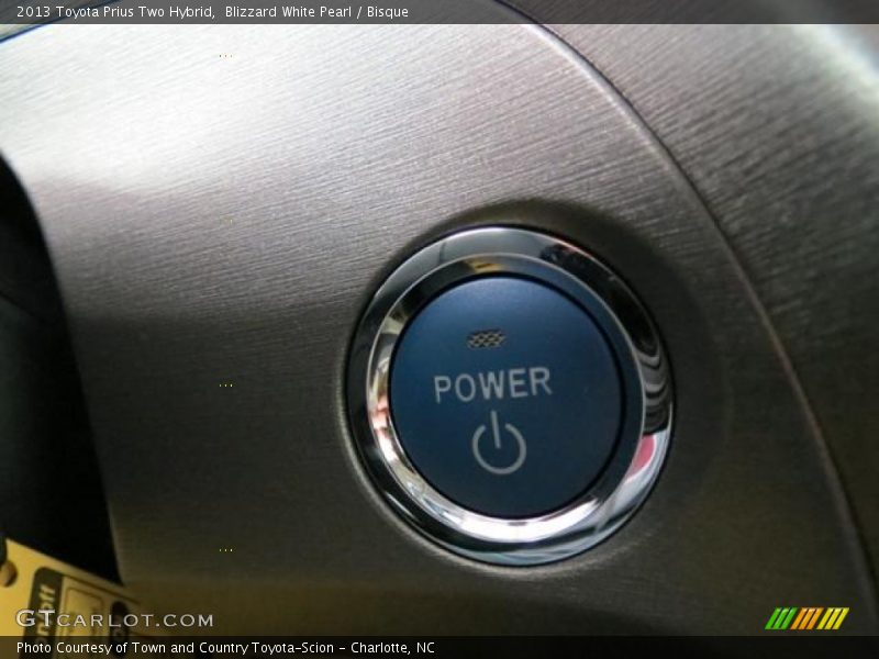 Blizzard White Pearl / Bisque 2013 Toyota Prius Two Hybrid
