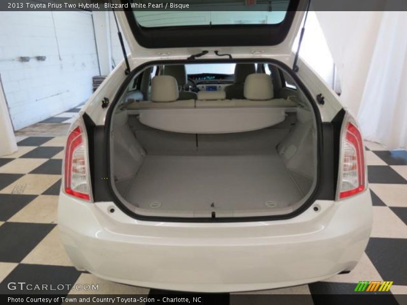 Blizzard White Pearl / Bisque 2013 Toyota Prius Two Hybrid