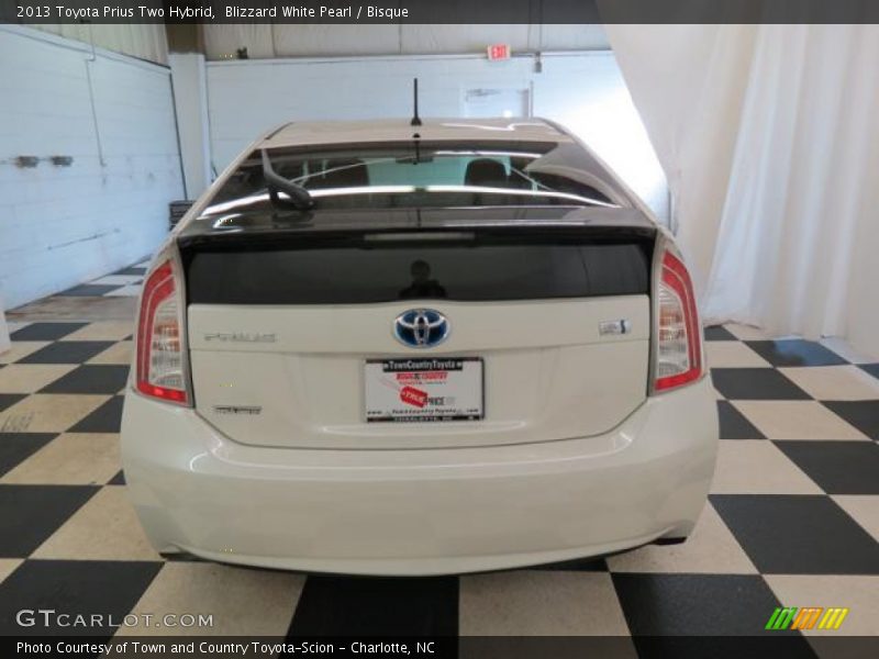 Blizzard White Pearl / Bisque 2013 Toyota Prius Two Hybrid