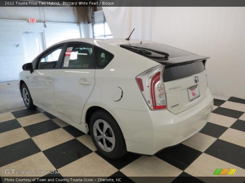 Blizzard White Pearl / Bisque 2013 Toyota Prius Two Hybrid