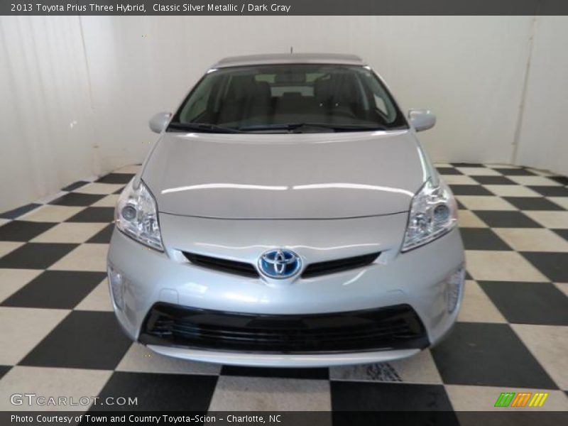 Classic Silver Metallic / Dark Gray 2013 Toyota Prius Three Hybrid