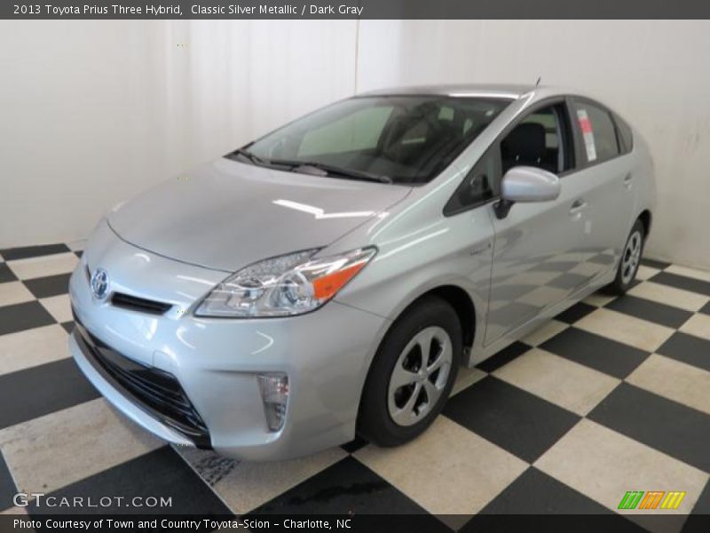 Classic Silver Metallic / Dark Gray 2013 Toyota Prius Three Hybrid