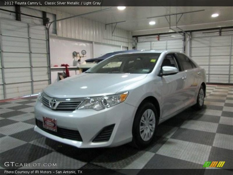 Classic Silver Metallic / Light Gray 2012 Toyota Camry L