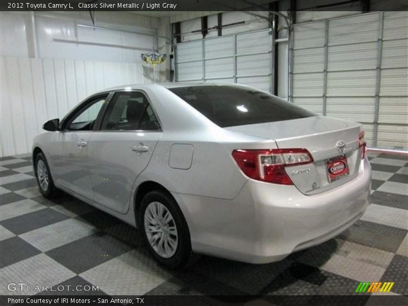 Classic Silver Metallic / Light Gray 2012 Toyota Camry L