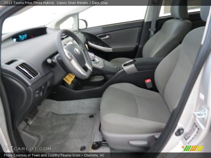 Classic Silver Metallic / Dark Gray 2013 Toyota Prius Three Hybrid