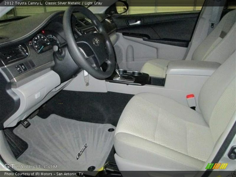 Light Gray Interior - 2012 Camry L 