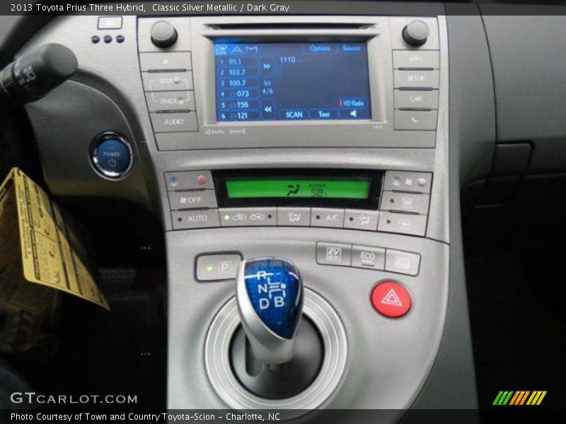 Classic Silver Metallic / Dark Gray 2013 Toyota Prius Three Hybrid
