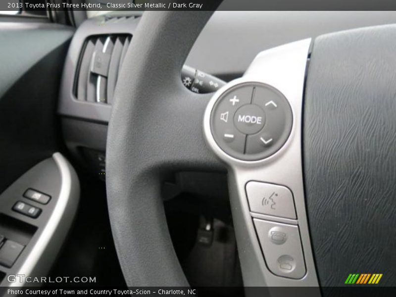 Classic Silver Metallic / Dark Gray 2013 Toyota Prius Three Hybrid