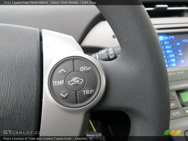 Classic Silver Metallic / Dark Gray 2013 Toyota Prius Three Hybrid