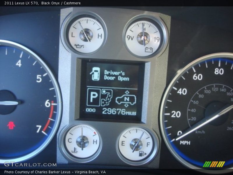 Black Onyx / Cashmere 2011 Lexus LX 570