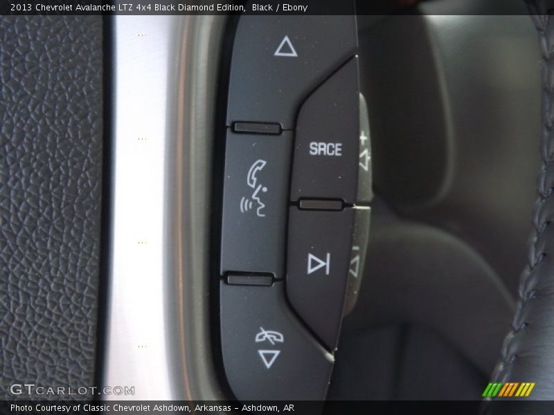 Black / Ebony 2013 Chevrolet Avalanche LTZ 4x4 Black Diamond Edition