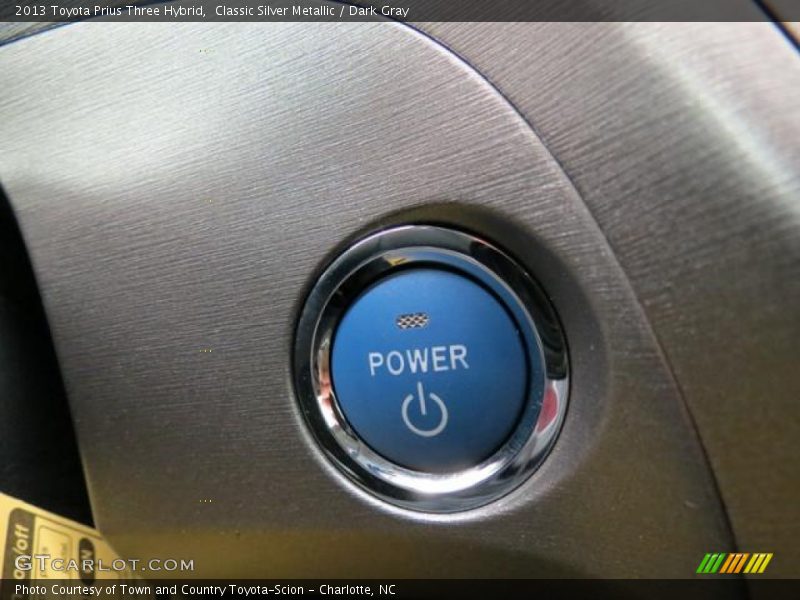 Classic Silver Metallic / Dark Gray 2013 Toyota Prius Three Hybrid