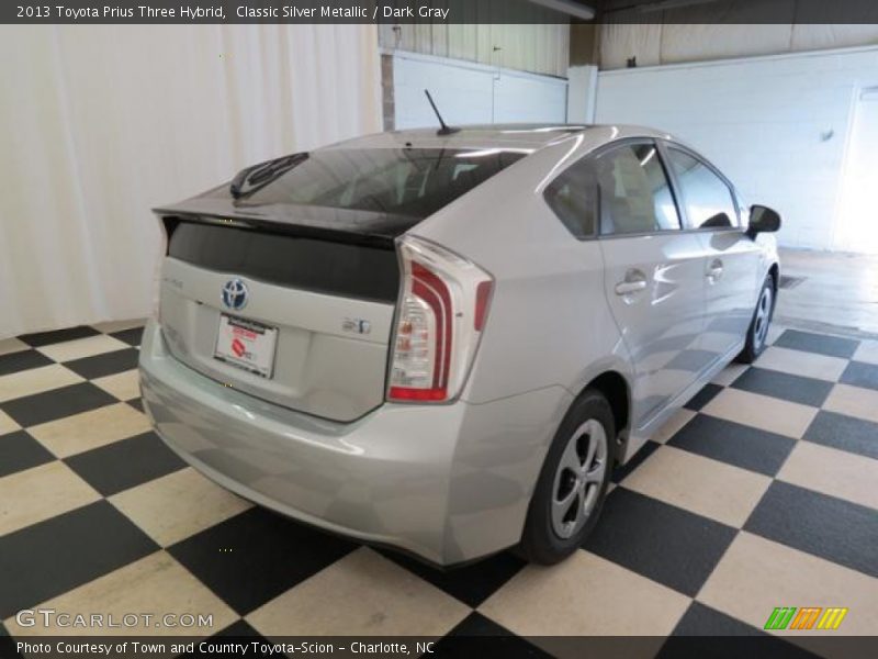 Classic Silver Metallic / Dark Gray 2013 Toyota Prius Three Hybrid