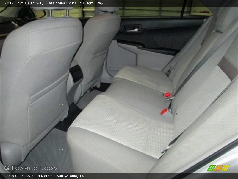 Classic Silver Metallic / Light Gray 2012 Toyota Camry L