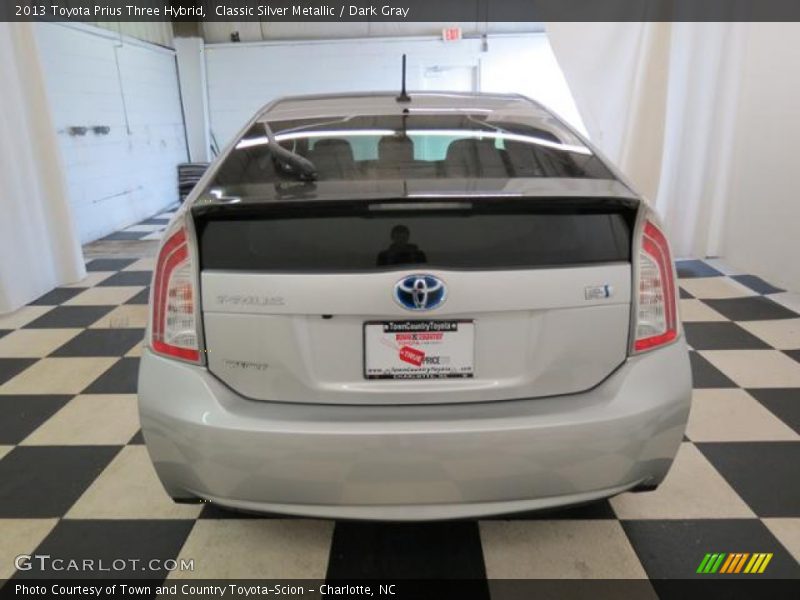 Classic Silver Metallic / Dark Gray 2013 Toyota Prius Three Hybrid
