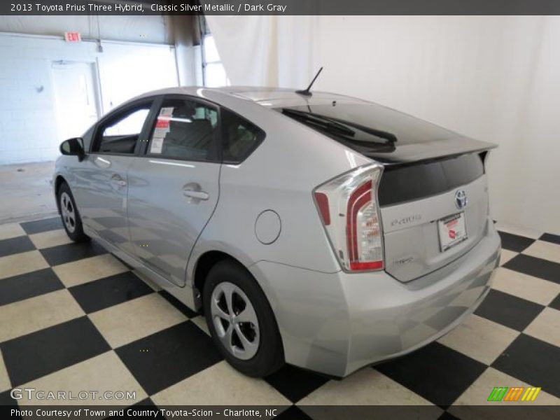 Classic Silver Metallic / Dark Gray 2013 Toyota Prius Three Hybrid