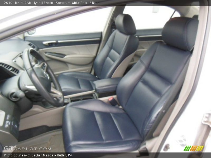 Front Seat of 2010 Civic Hybrid Sedan