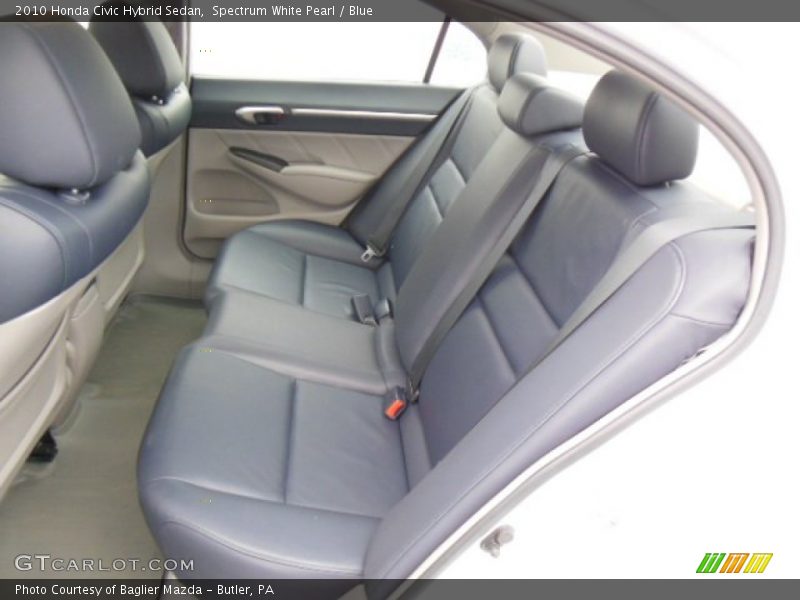 Rear Seat of 2010 Civic Hybrid Sedan