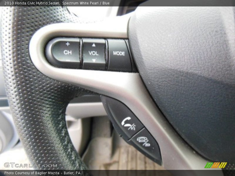Controls of 2010 Civic Hybrid Sedan