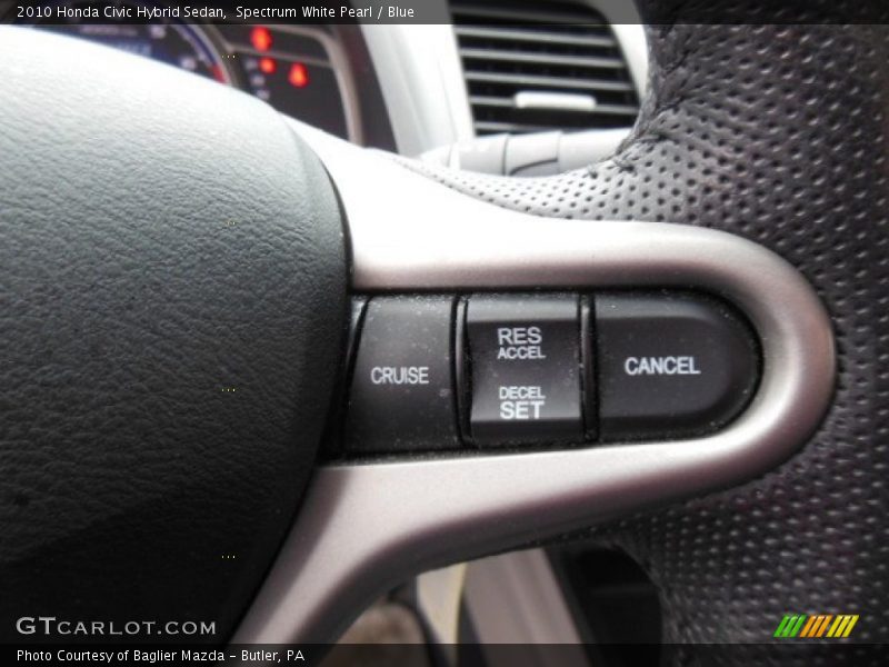 Controls of 2010 Civic Hybrid Sedan
