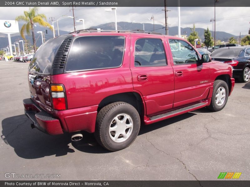 Sport Red Metallic / Sandstone 2004 GMC Yukon Denali AWD