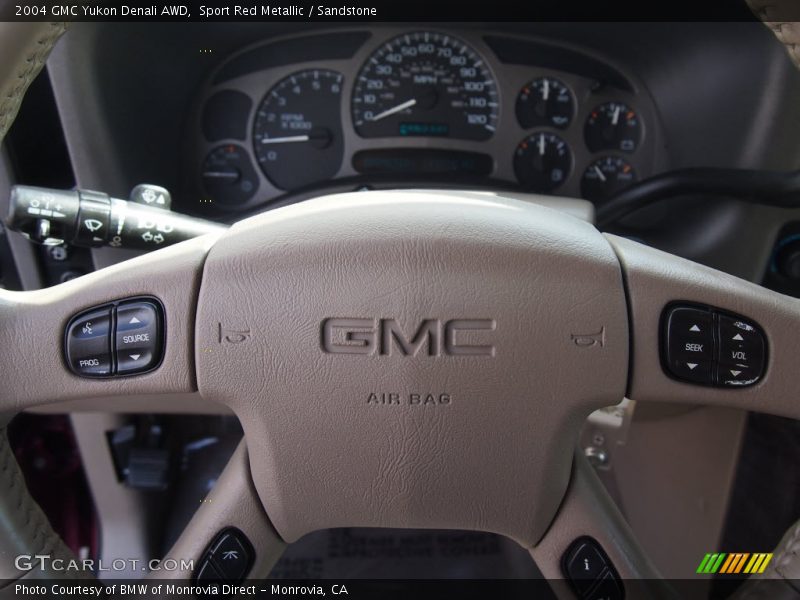 Sport Red Metallic / Sandstone 2004 GMC Yukon Denali AWD