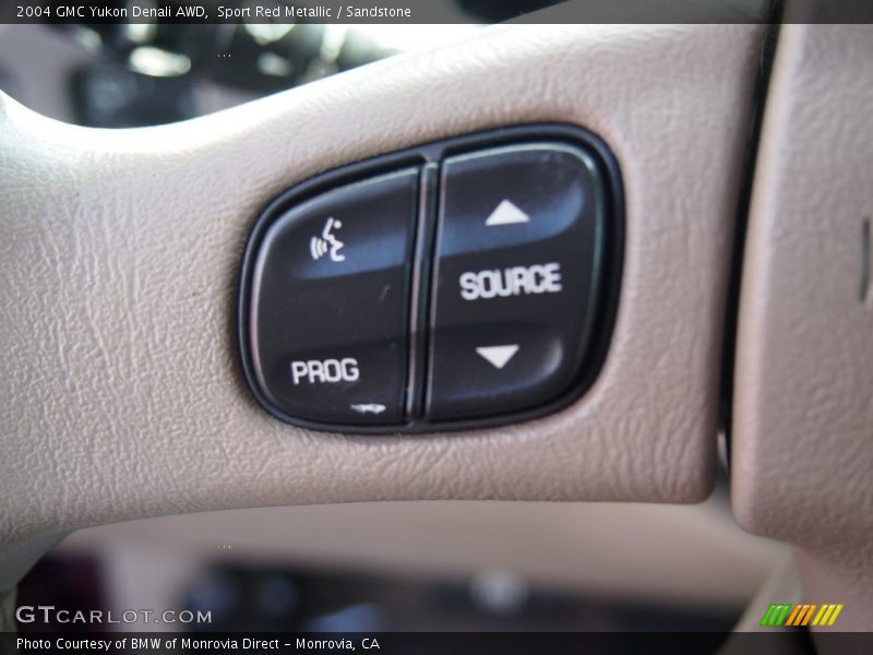 Sport Red Metallic / Sandstone 2004 GMC Yukon Denali AWD