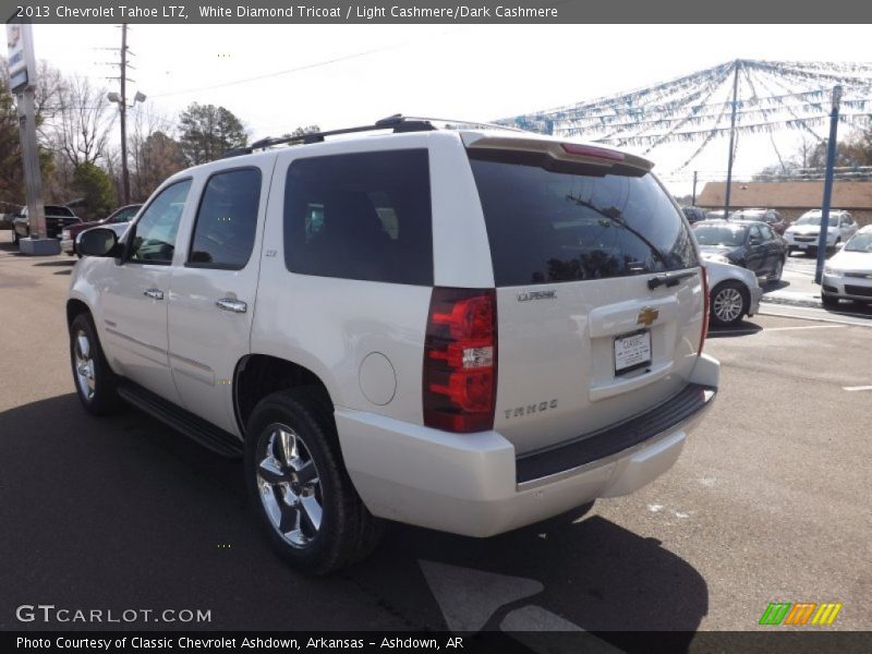 White Diamond Tricoat / Light Cashmere/Dark Cashmere 2013 Chevrolet Tahoe LTZ