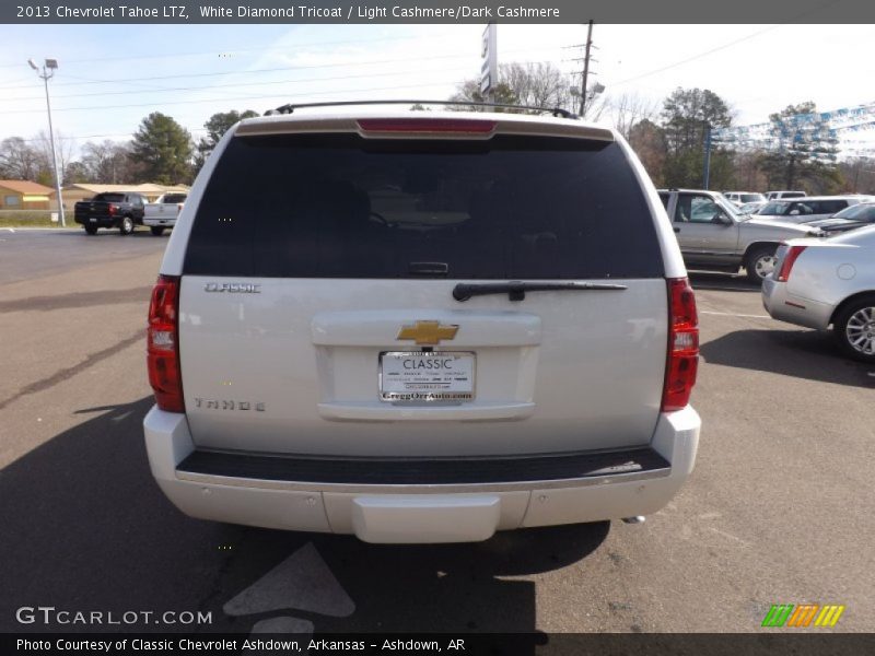 White Diamond Tricoat / Light Cashmere/Dark Cashmere 2013 Chevrolet Tahoe LTZ