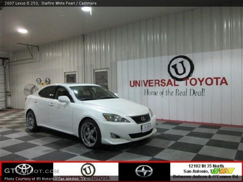 Starfire White Pearl / Cashmere 2007 Lexus IS 250