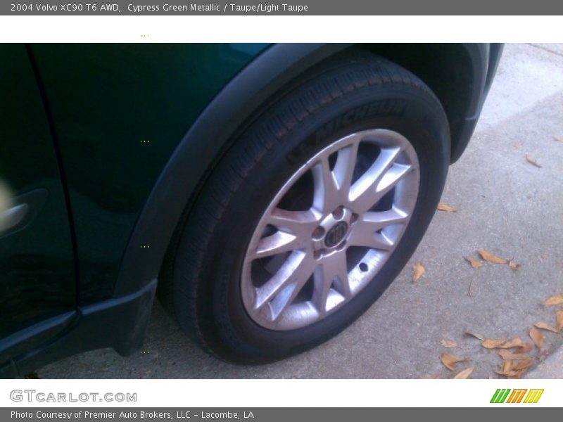 Cypress Green Metallic / Taupe/Light Taupe 2004 Volvo XC90 T6 AWD