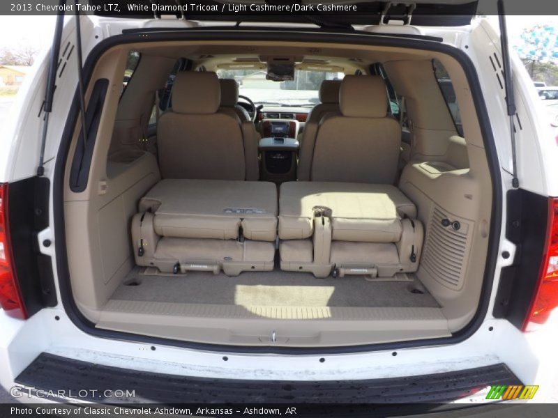 White Diamond Tricoat / Light Cashmere/Dark Cashmere 2013 Chevrolet Tahoe LTZ