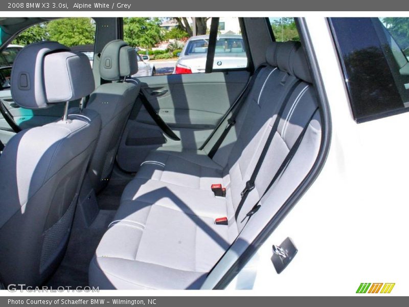 Alpine White / Grey 2008 BMW X3 3.0si