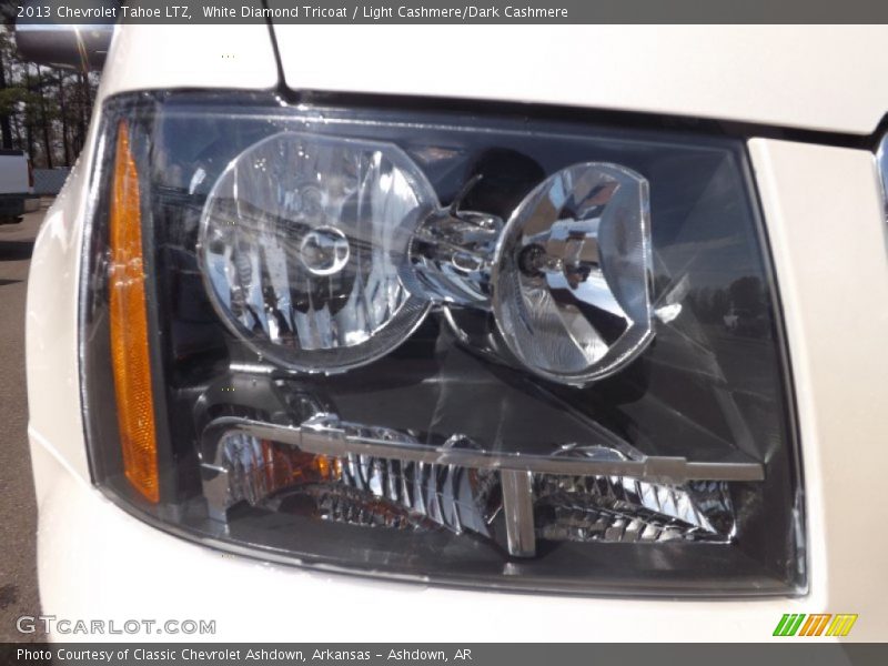 White Diamond Tricoat / Light Cashmere/Dark Cashmere 2013 Chevrolet Tahoe LTZ