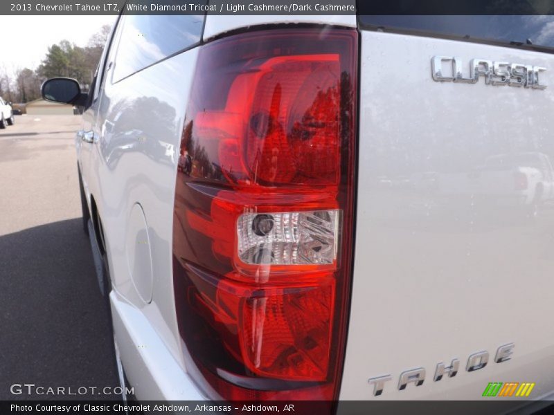 White Diamond Tricoat / Light Cashmere/Dark Cashmere 2013 Chevrolet Tahoe LTZ