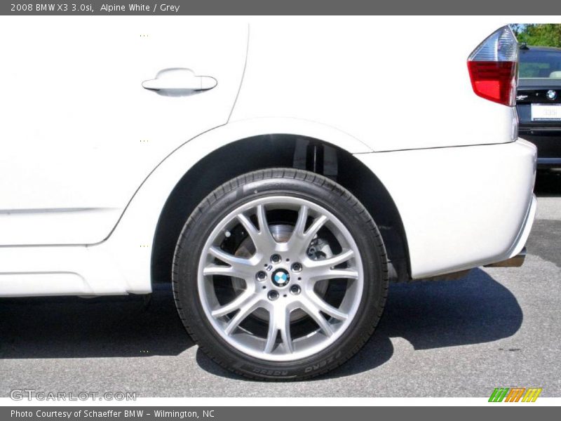 Alpine White / Grey 2008 BMW X3 3.0si
