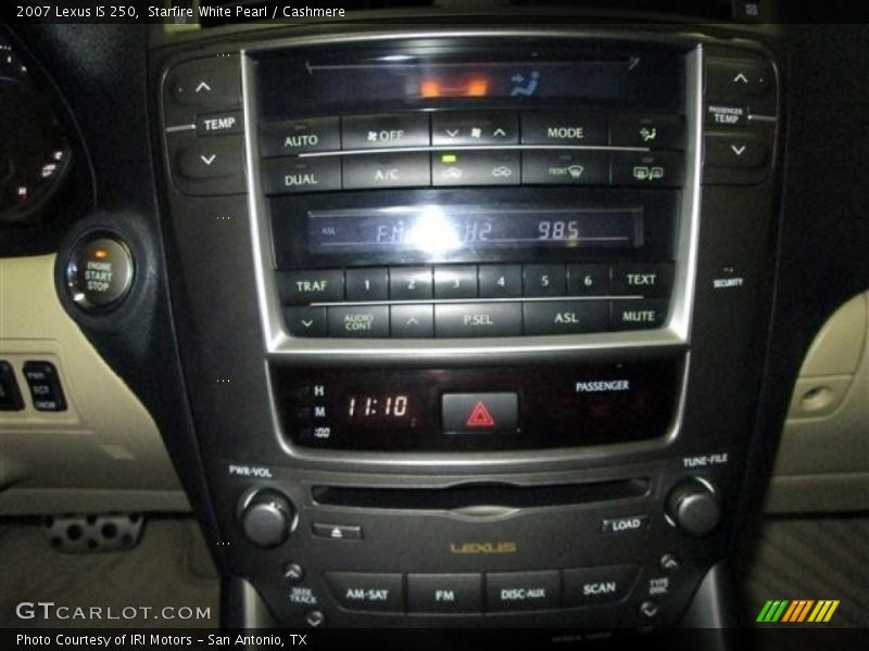 Starfire White Pearl / Cashmere 2007 Lexus IS 250