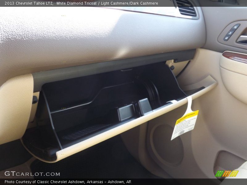White Diamond Tricoat / Light Cashmere/Dark Cashmere 2013 Chevrolet Tahoe LTZ