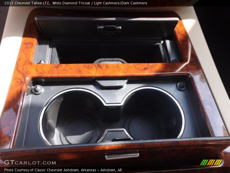 White Diamond Tricoat / Light Cashmere/Dark Cashmere 2013 Chevrolet Tahoe LTZ