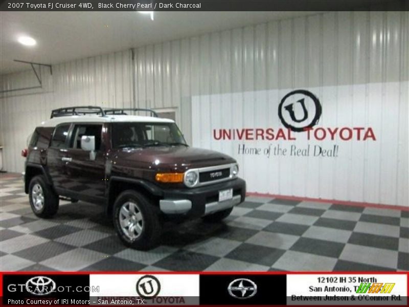 Black Cherry Pearl / Dark Charcoal 2007 Toyota FJ Cruiser 4WD