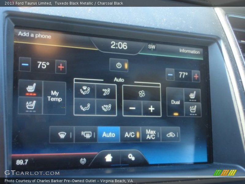 Tuxedo Black Metallic / Charcoal Black 2013 Ford Taurus Limited