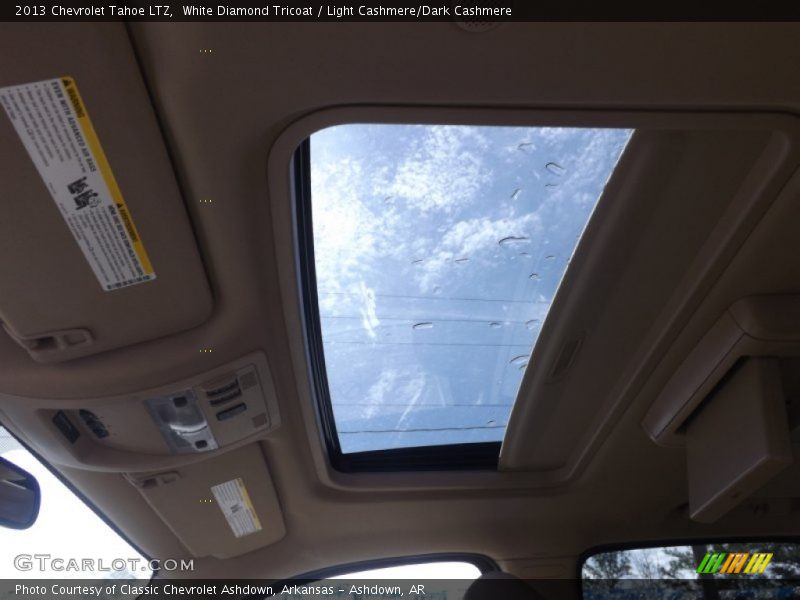 White Diamond Tricoat / Light Cashmere/Dark Cashmere 2013 Chevrolet Tahoe LTZ