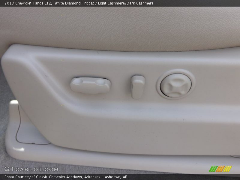 White Diamond Tricoat / Light Cashmere/Dark Cashmere 2013 Chevrolet Tahoe LTZ