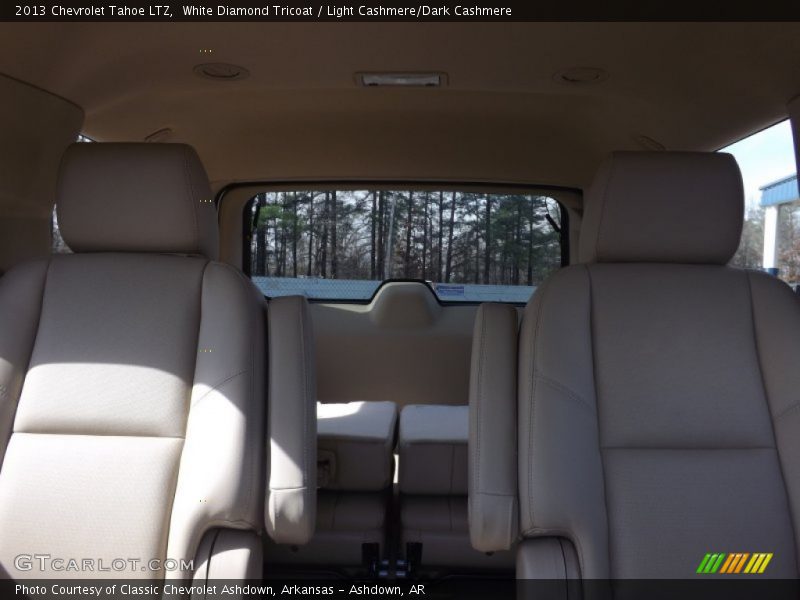 White Diamond Tricoat / Light Cashmere/Dark Cashmere 2013 Chevrolet Tahoe LTZ