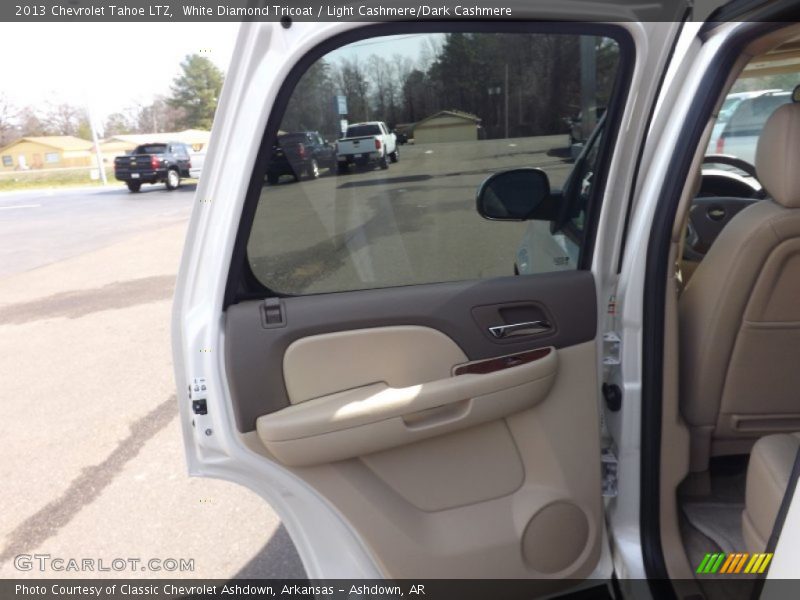White Diamond Tricoat / Light Cashmere/Dark Cashmere 2013 Chevrolet Tahoe LTZ