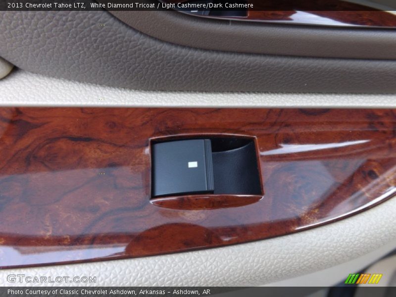 White Diamond Tricoat / Light Cashmere/Dark Cashmere 2013 Chevrolet Tahoe LTZ