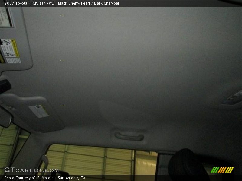 Black Cherry Pearl / Dark Charcoal 2007 Toyota FJ Cruiser 4WD