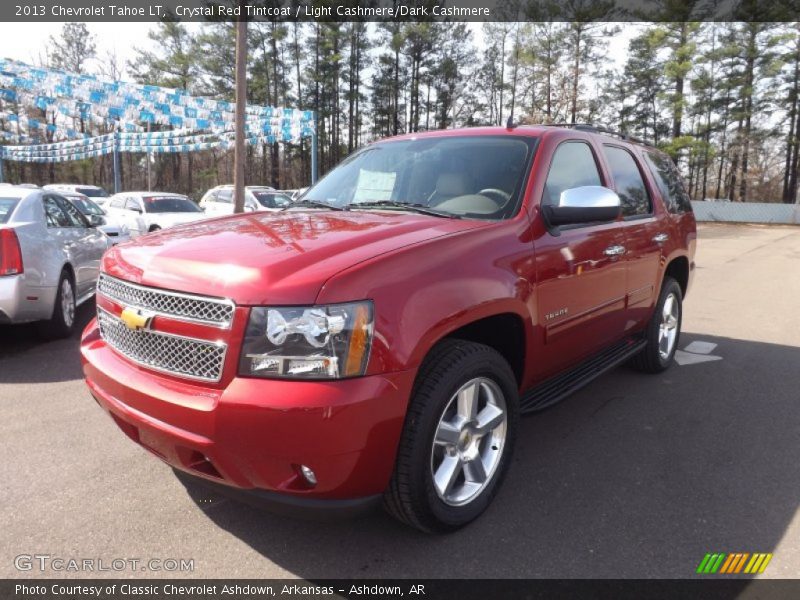 Crystal Red Tintcoat / Light Cashmere/Dark Cashmere 2013 Chevrolet Tahoe LT