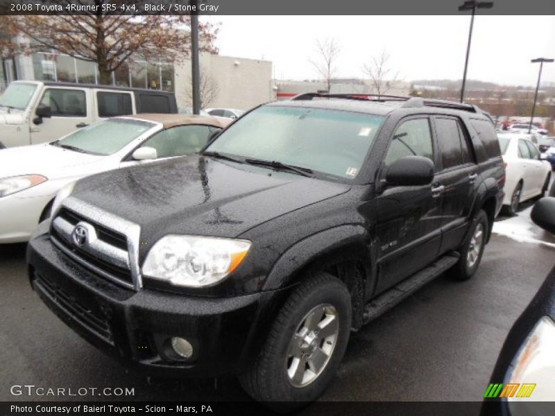 Black / Stone Gray 2008 Toyota 4Runner SR5 4x4